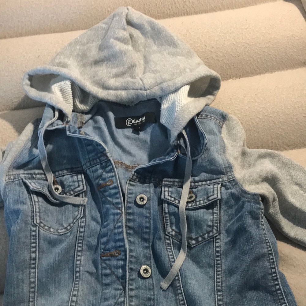 Jean jacket sweater